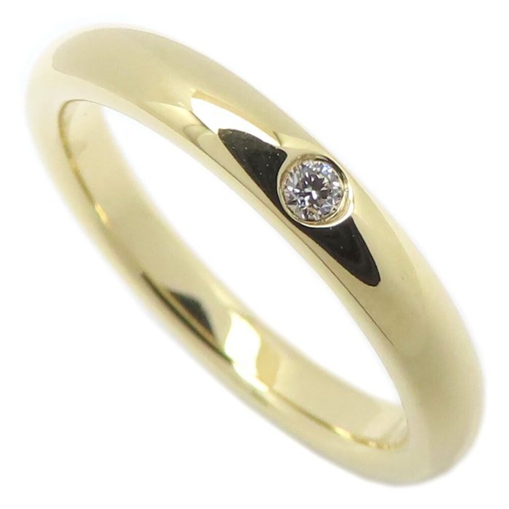 TIFFANY&Co. Stacking Band Diamond Ring, 18K Yellow Gold, Women's, 296010